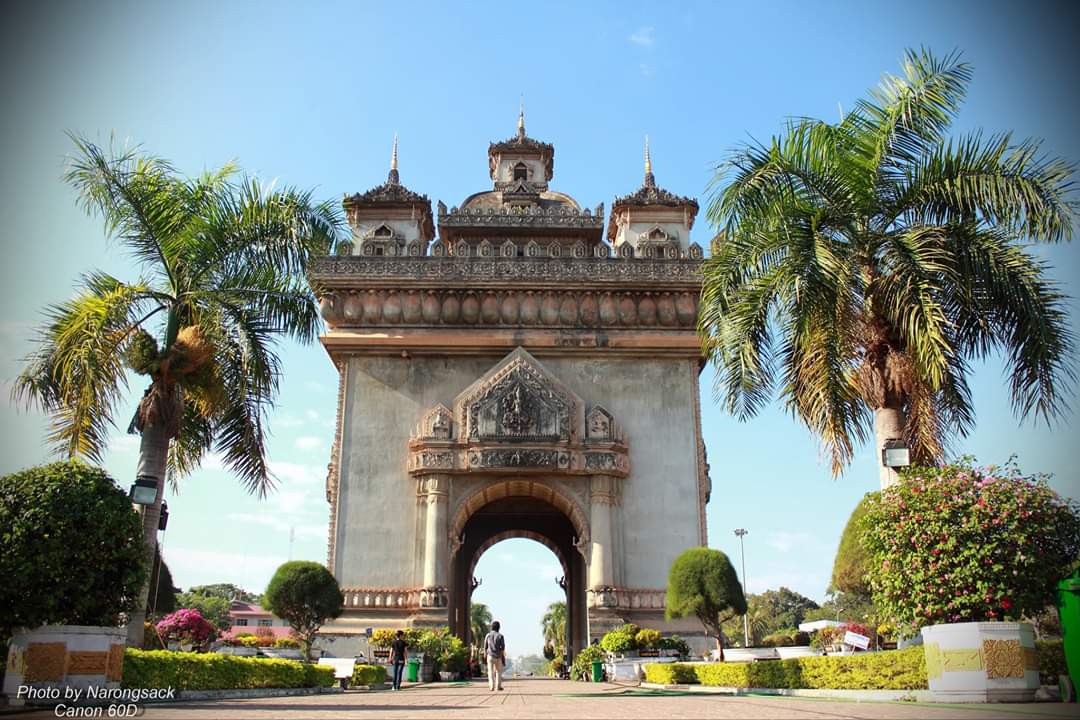 Patuxai or Patuxay Monument – in Vientian Capital