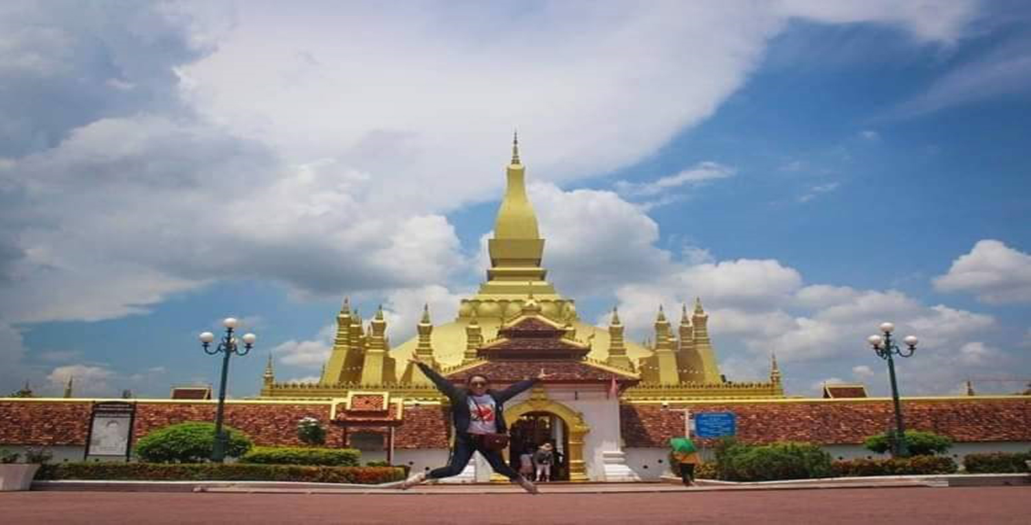 The That Laung is a national symbol of Laos