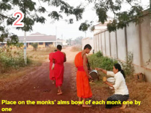 Steps of giving alms 2