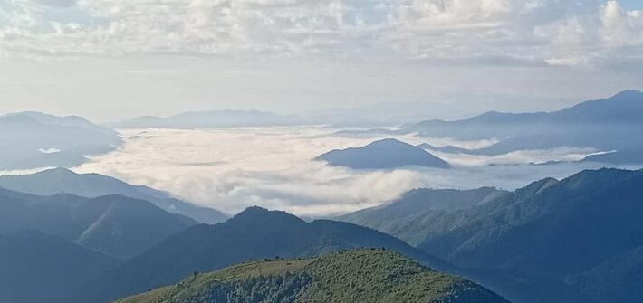 The top view of 360-degree panorama Saysathan District