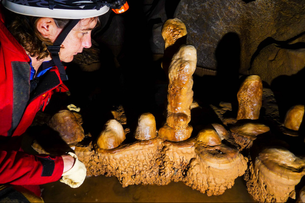 Inside of Chom Ong Cave